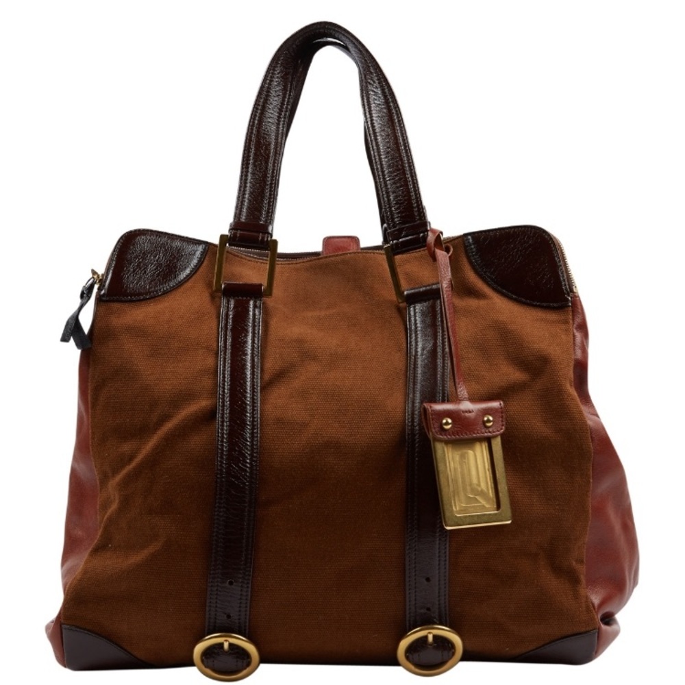 Chloe Brown and Dark Brown Shoulder Bag